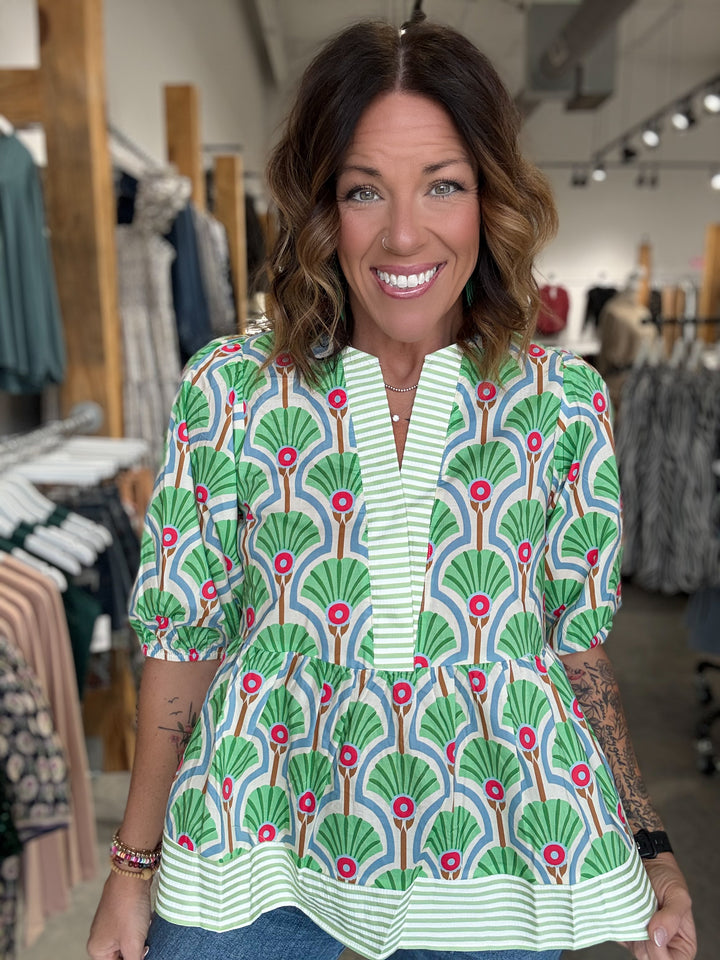 Sprout And Stripe Top