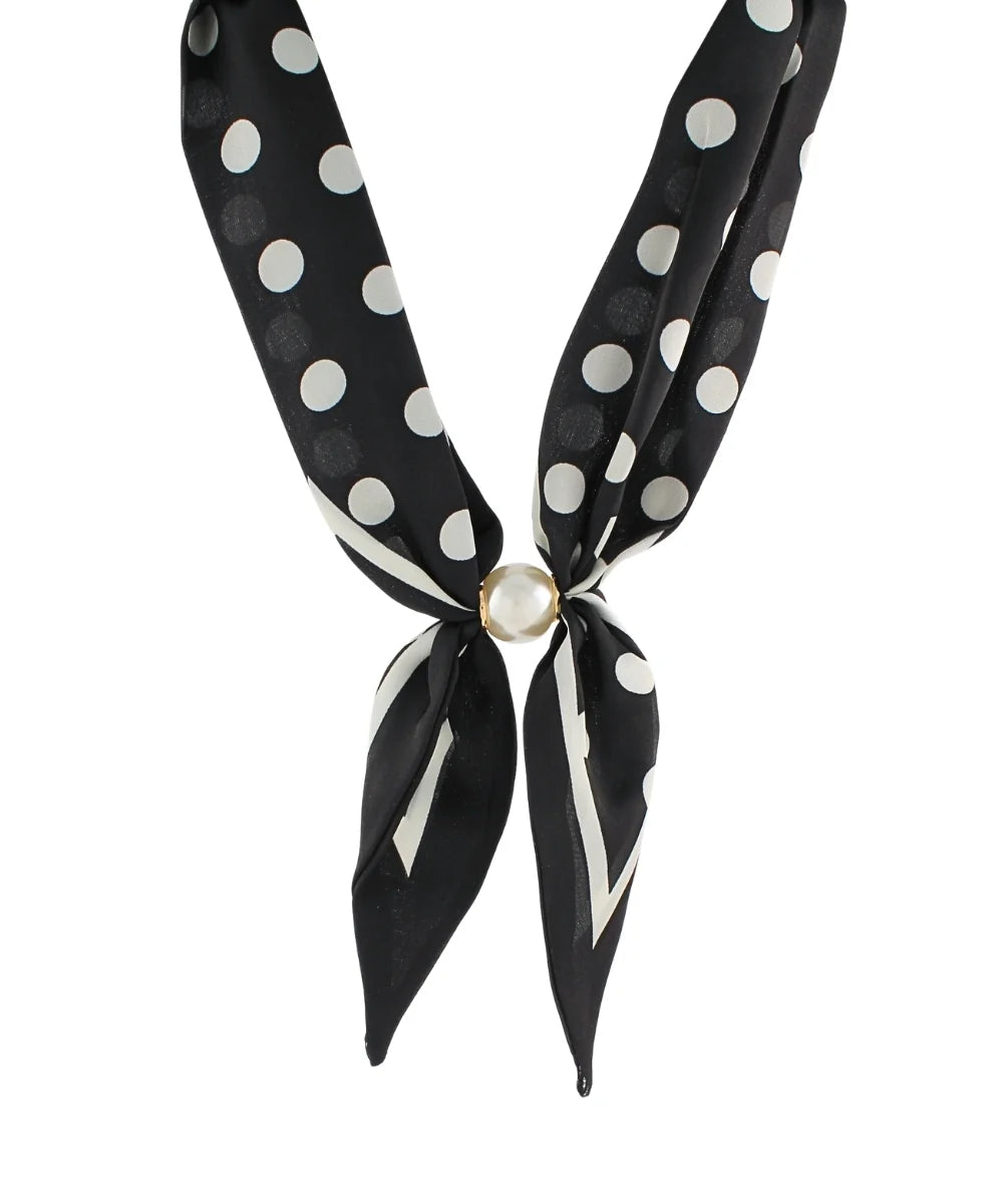 Polka Dot Magnetic Scarf