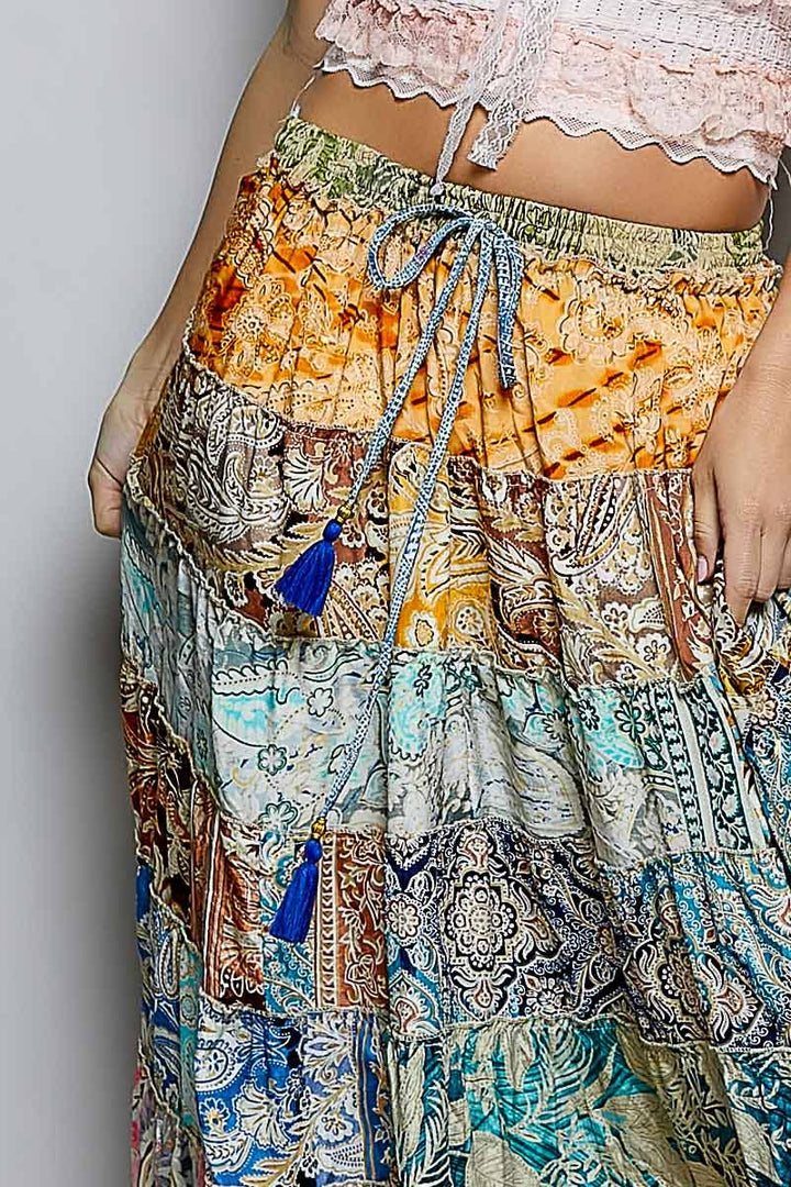 Boho Blooms Maxi Skirt