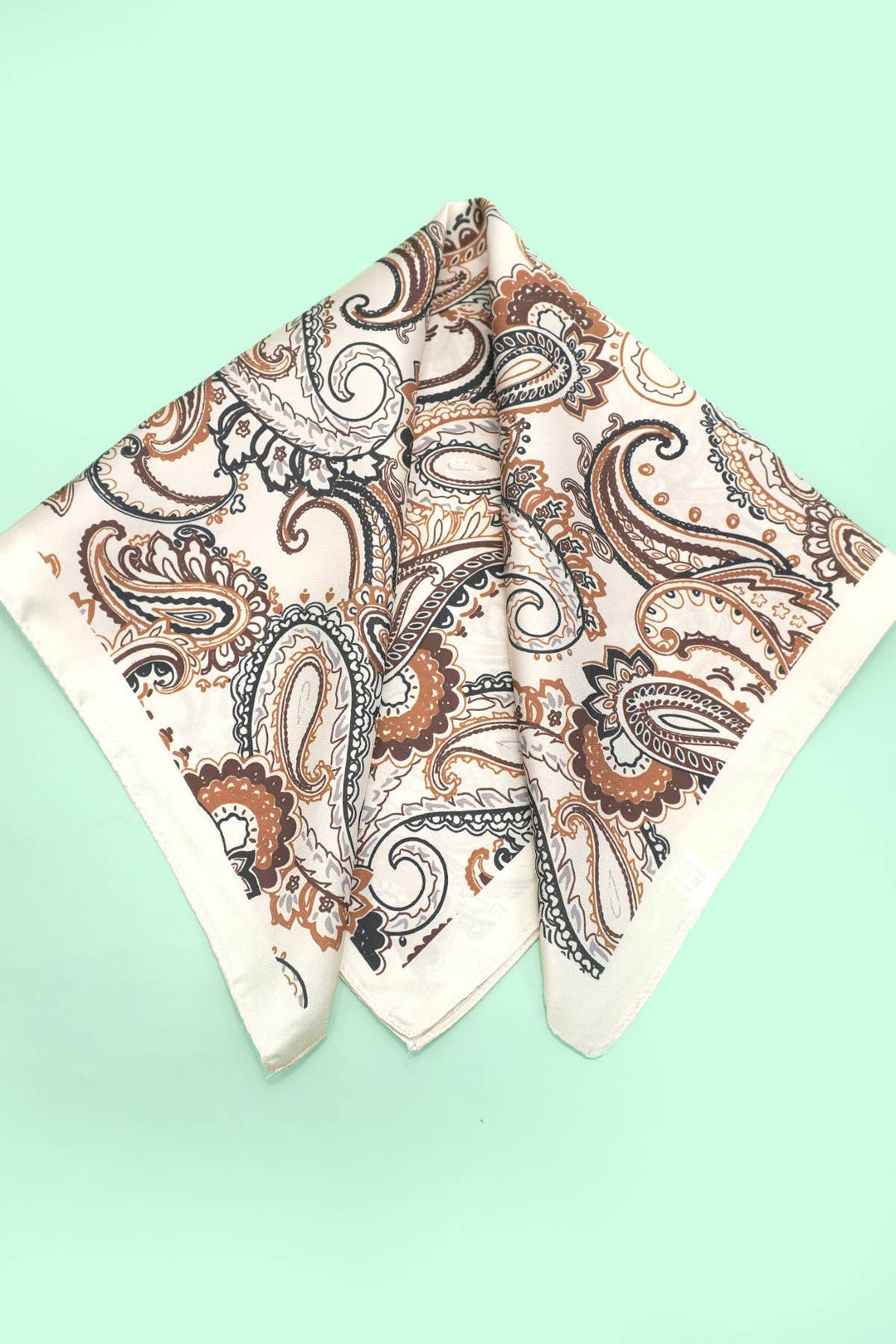 PAISLEY PINK SILKY SCARF