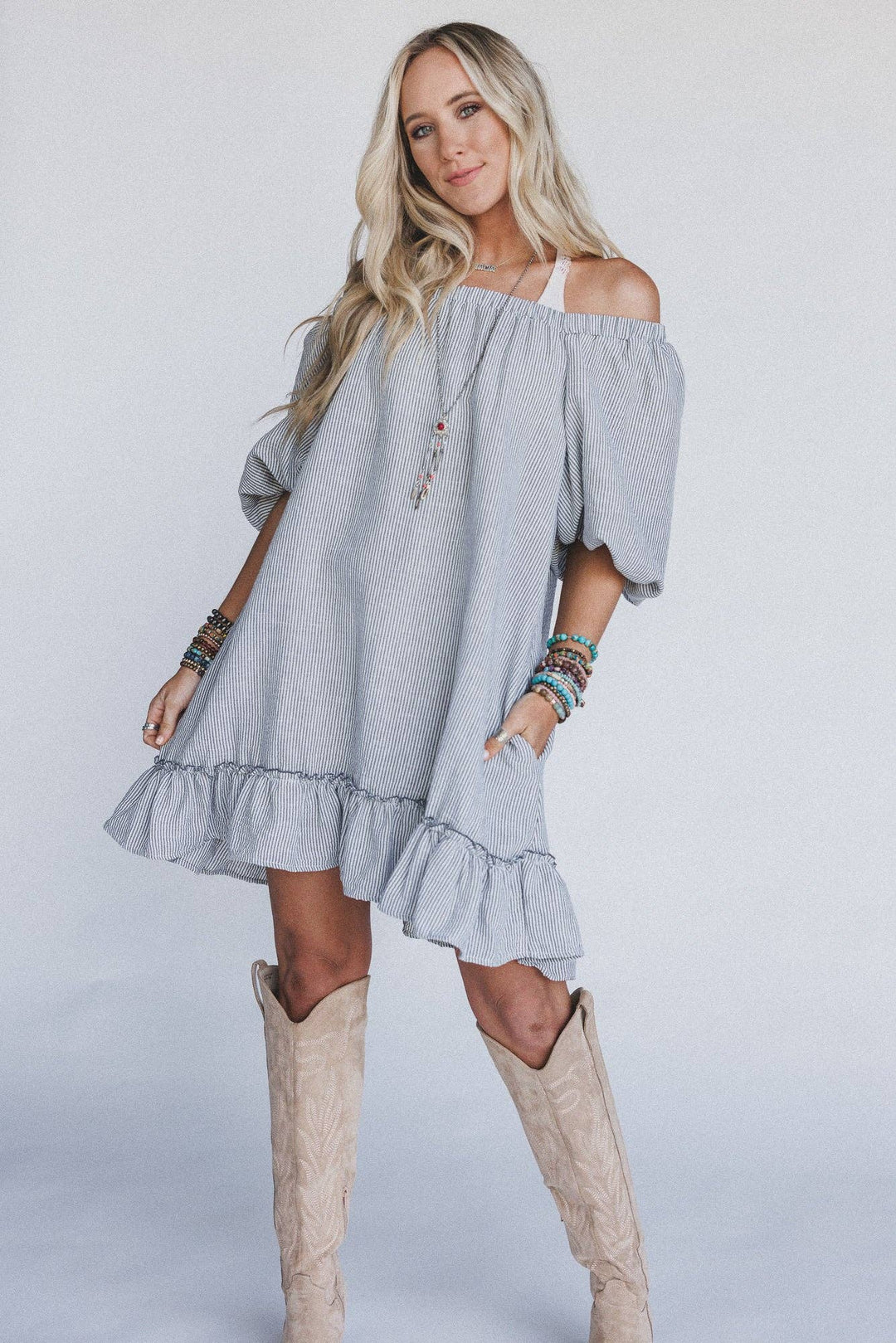 Downtown Ruffled Mini