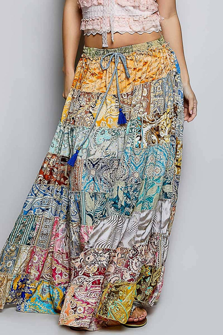 Boho Blooms Maxi Skirt