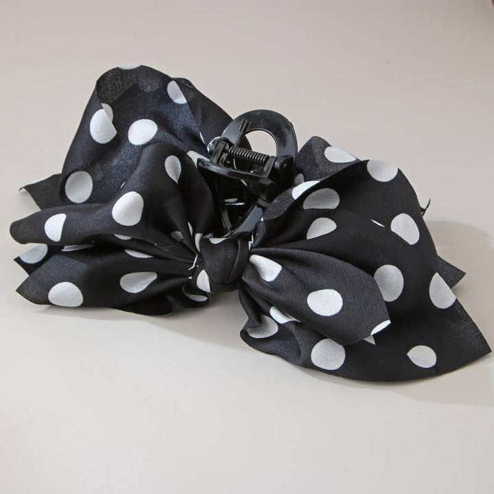 POLKA DOT VINTAGE HAIR CLIPS