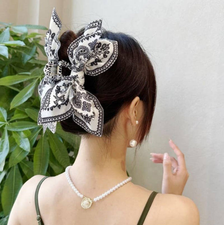 Paisley Boho Claw Clip