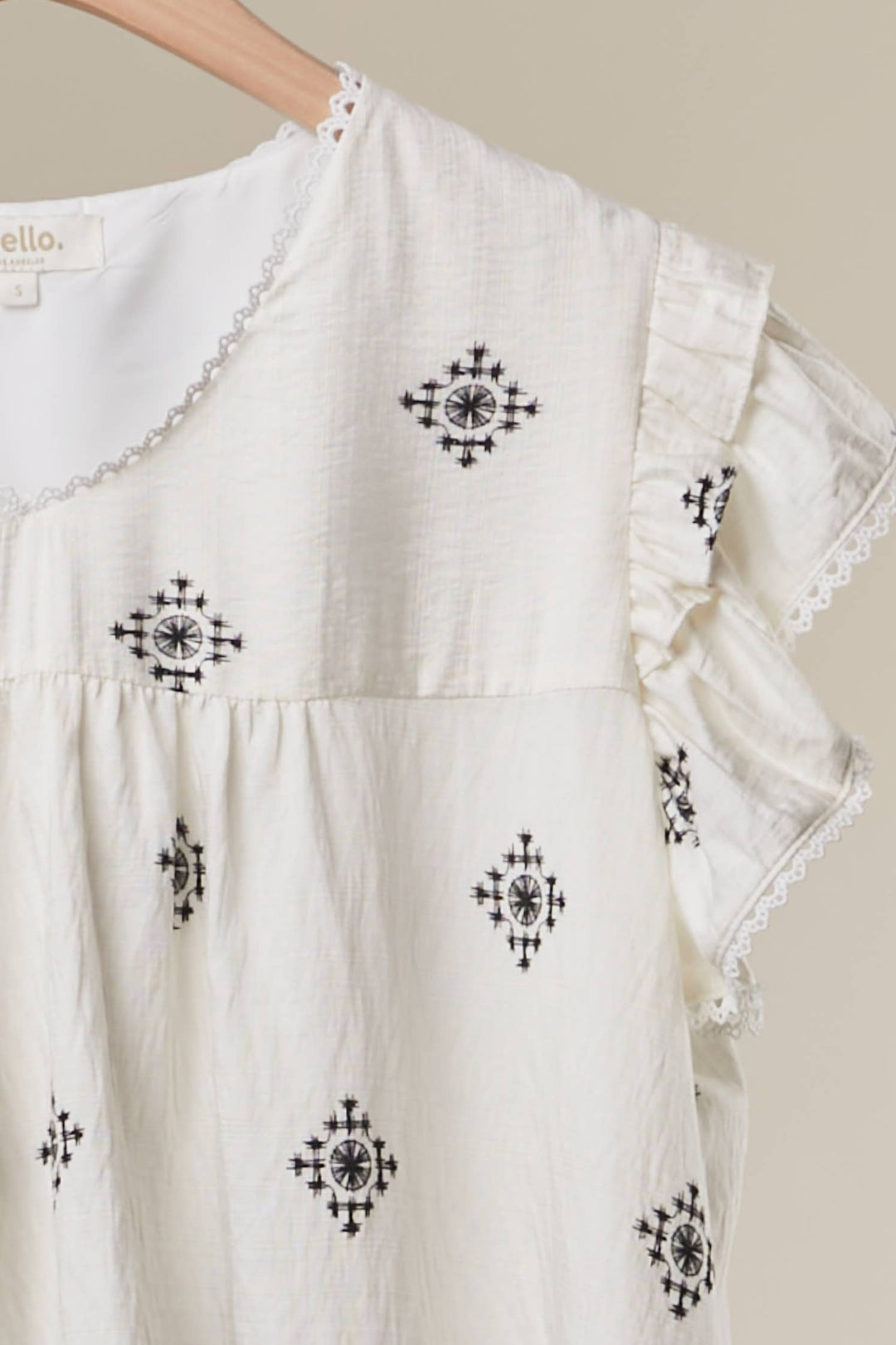 Boho Ruffle Top