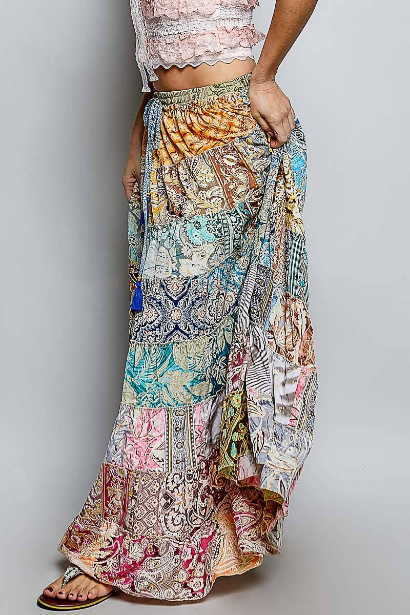 Boho Blooms Maxi Skirt