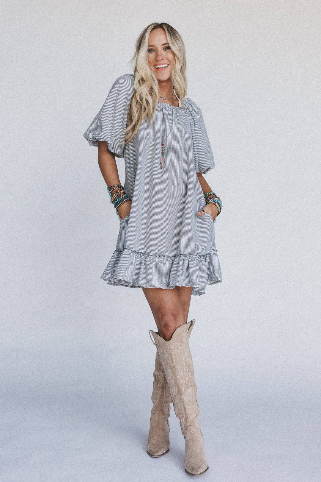 Downtown Ruffled Mini