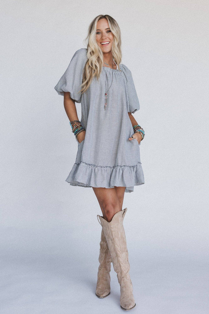 Downtown Ruffled Mini