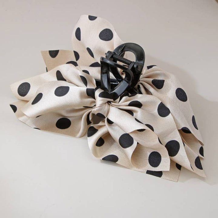POLKA DOT VINTAGE HAIR CLIPS