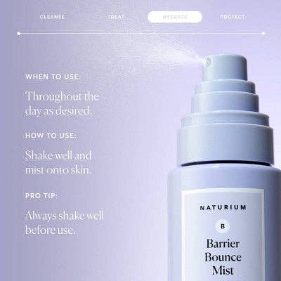 Naturium Barrier Bounce Bi-Phase Hydrating Mist 3.4 fl oz - Imperfect Container